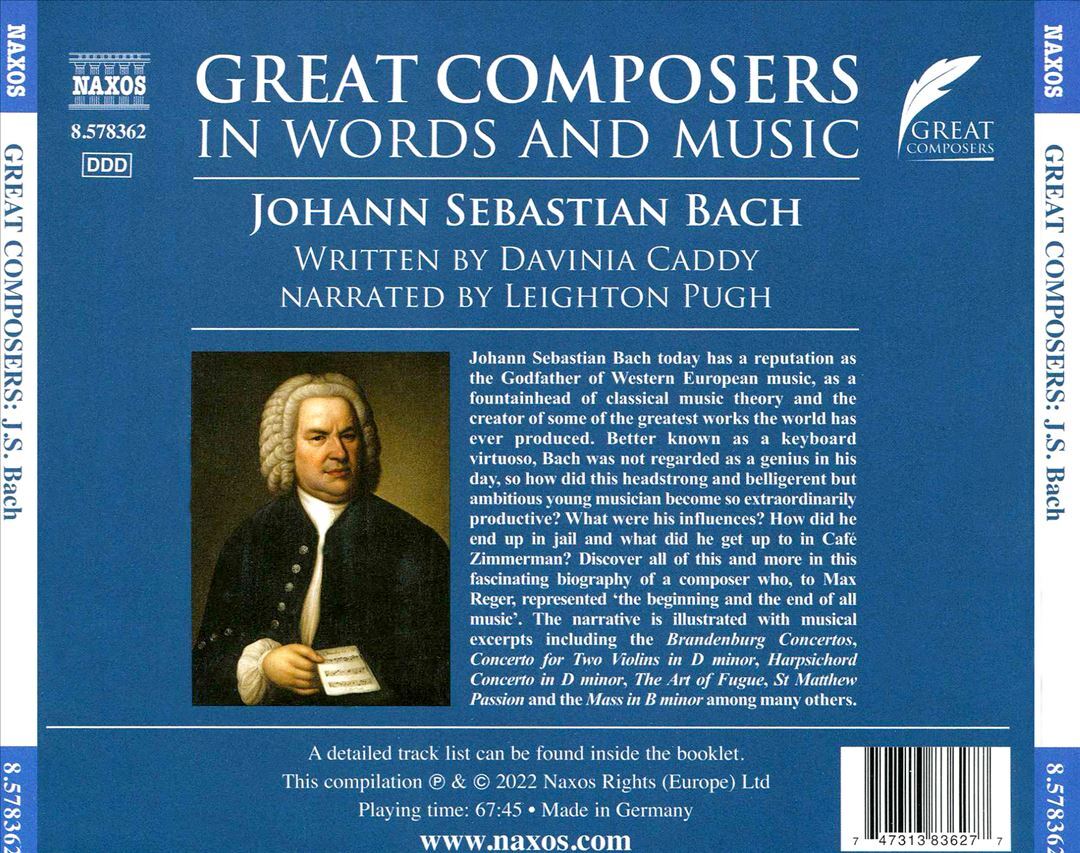 GREAT COMPOSERS - BACH NEW CD 747313836277| eBay