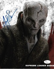 Andy Serkis Star Wars Autographed Signed 8x10 Photo JSA COA #S5