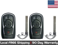 2x New Replacement Key Fob for Select Buick Vehicles *CHECK FITMENTS* 433 MHz
