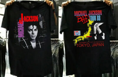 Michael Jackson Bad Tour 1988 T-Shirt | eBay
