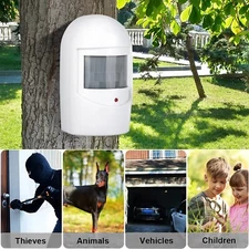 Wireless Driveway Alarm Infrared Sensor Outside Motion Sensor Alarm HomeSecurity