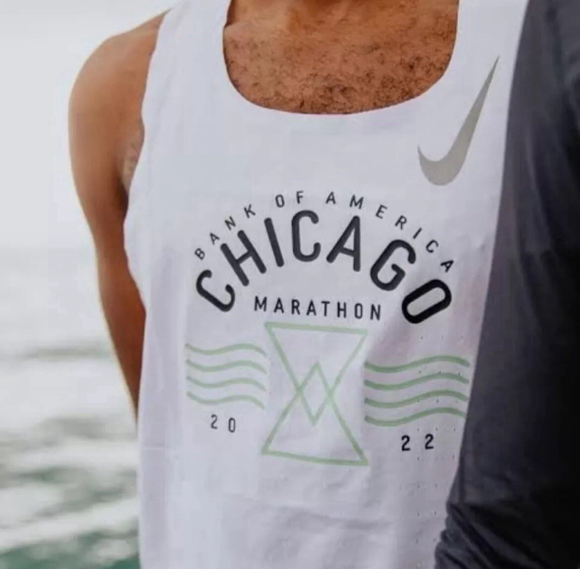 アプリコット NIKE BOA Chicago Marathon 2022 AeroSwift Running Singlet DX4489