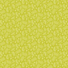 Feline Drive Fabric MEOWY CHRISTMAS Holly Jingle Lime - Fat Quarter 18"x22" FQ