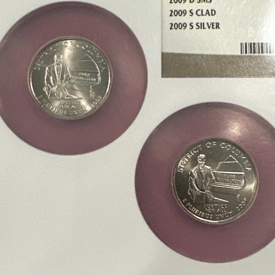 2009-S SILVER 4-COIN DC & TERRITORIAL QUARTER NGC MS 67 & 68 PF69 & 70 U.C. - Image 2 of 4