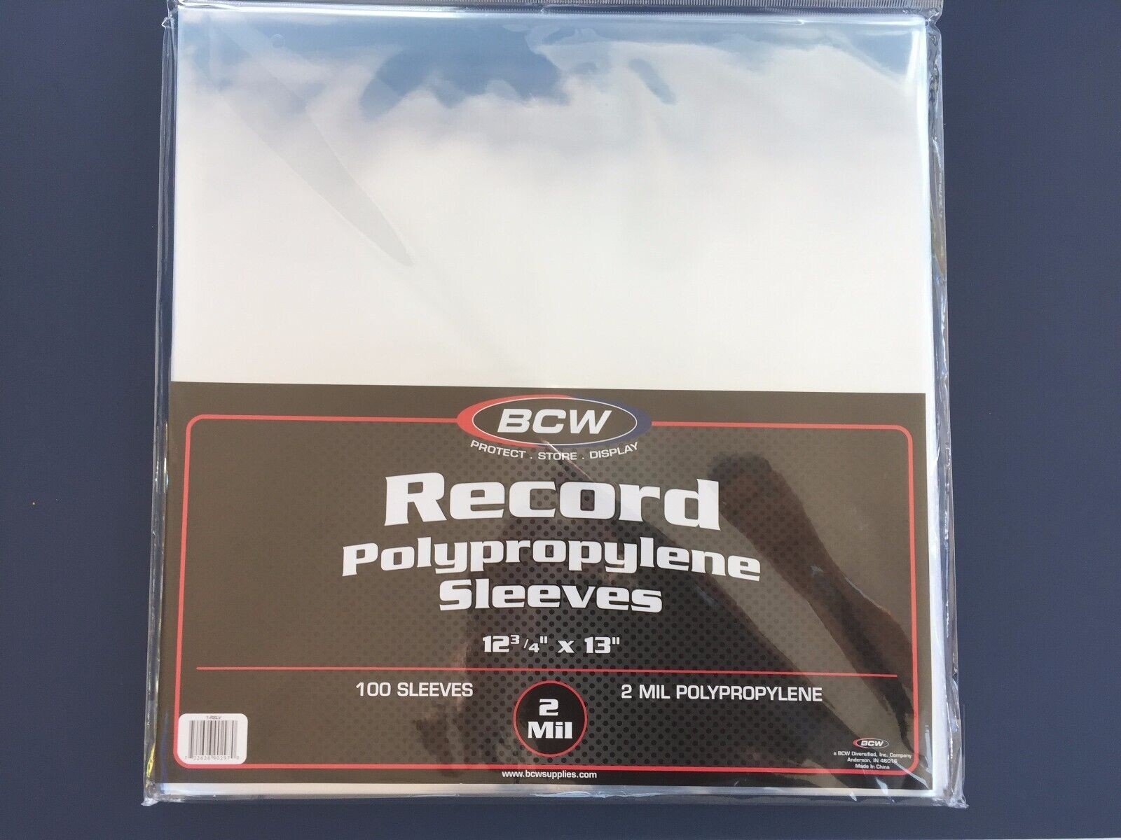 100 BCW Record Vinyl Album Clear Plastic Outer Sleeves Bags Covers 33 RPM LP 