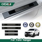 <!--F#f_0-->Black Door Sill Protector for Ford Ranger Dual Cab 2011-2022 Scuff Plates<!--F/-->