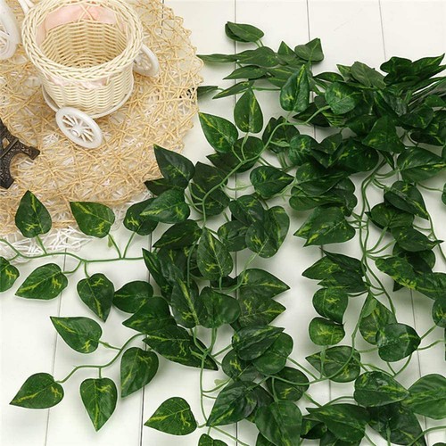 12 X 2M Artificial Ivy Vine Fake Foliage Flower Hanging Leaf Garland Plant Party - Picture 8 of 13