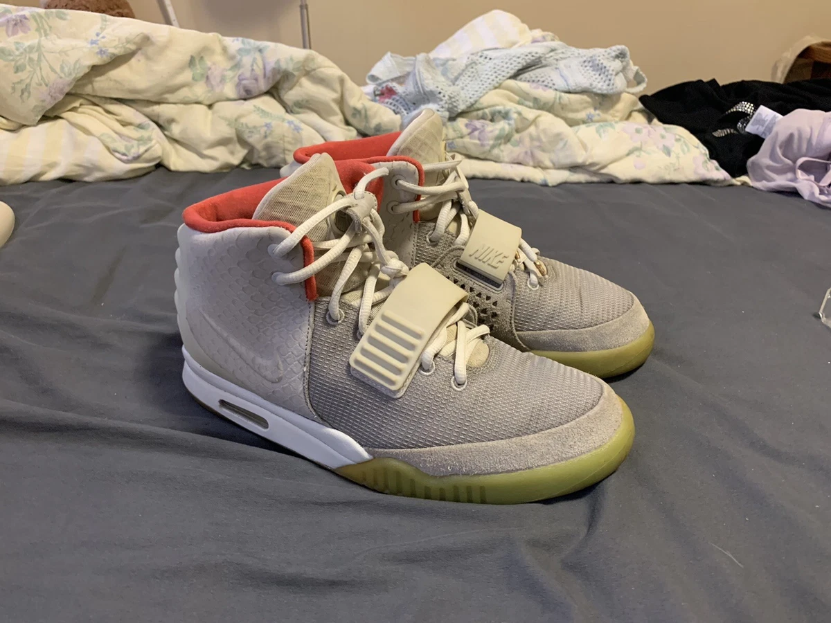 Size 10 - Nike Air Yeezy 2 NRG Pure Platinum 2012