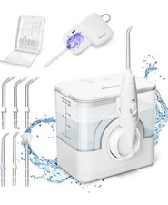 JUSDOO Professional Water Dental Flosser, Rechargeable/cordless Teeth Cleaner