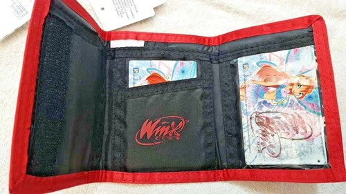 Winx Fairy Wallet Medium 13x10cm - Black Fabric New - Picture 6 of 7