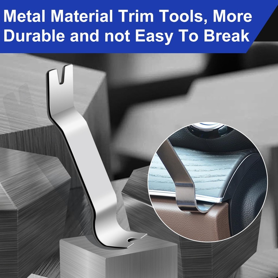 6pcs Trim Removal Tool metal Pry Tool Auto Trim Tools Car Interior