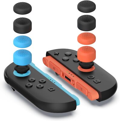 8 Pack Thumb Grips Compatible with Nintendo Switch 2 (2025), WEOTOO Thumb Grip C