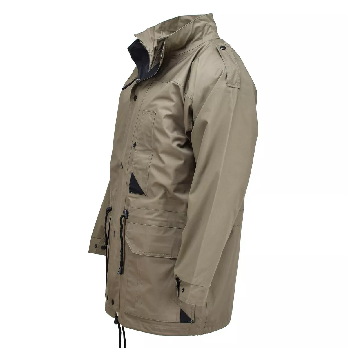 Genuine Dutch army parka with liner OD green coat men officer