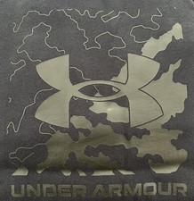 NEW Mens Under Armour Rival Fleece ColdGear Hoodie Box Logo Black CHOOSE M or L