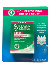 Systane 3x10mL ULTRA Lubricant Eye Drops 30 mL , EXP 6/2027