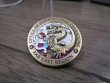 DEA Drug Enforcement Admin Office Of International Operations Challenge Coin