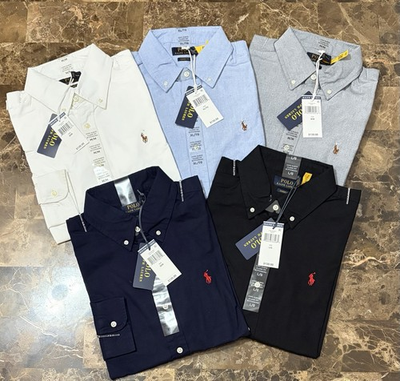 #ad Polo Ralph Lauren The Iconic Oxford Shirt Classic Fit Retail $130 $49.99