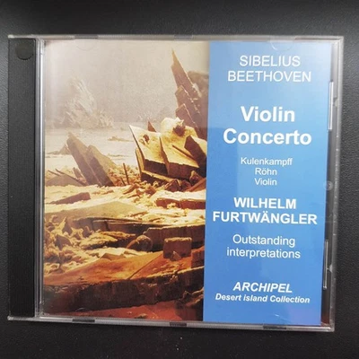 WILHELM FURTWÄNGLER sibelius / beethoven violin concerto EX/EX (CD Album) - Bild 1 von 4