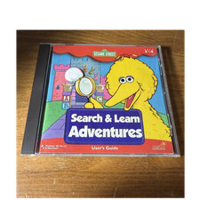 Creative Wonders Sesame Street Search Learn Adventures CD-ROM Windows Mac
