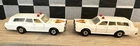 Vintage Lesney Superfast Mercury Police Station Wagons Matched Set (1971)