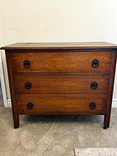 Vintage Solid Wood Chest of Drawers 3 Drawer Traditional Furniture