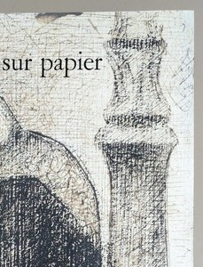 Georges SEURAT — Affiche originale d'exposition, Galerie Bellier, Paris — vue 4 sur 6