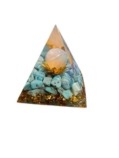 Orgone Pyramid Energy Generator EMF Protection Healing Meditation Orgonite USA