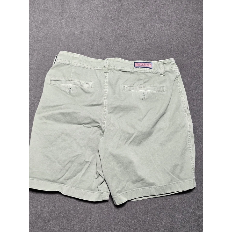 Мужские шорты Vineyard Vines размер 30 шалфей зеленый чинос хлопок повседневные - Изображение 4 из 4