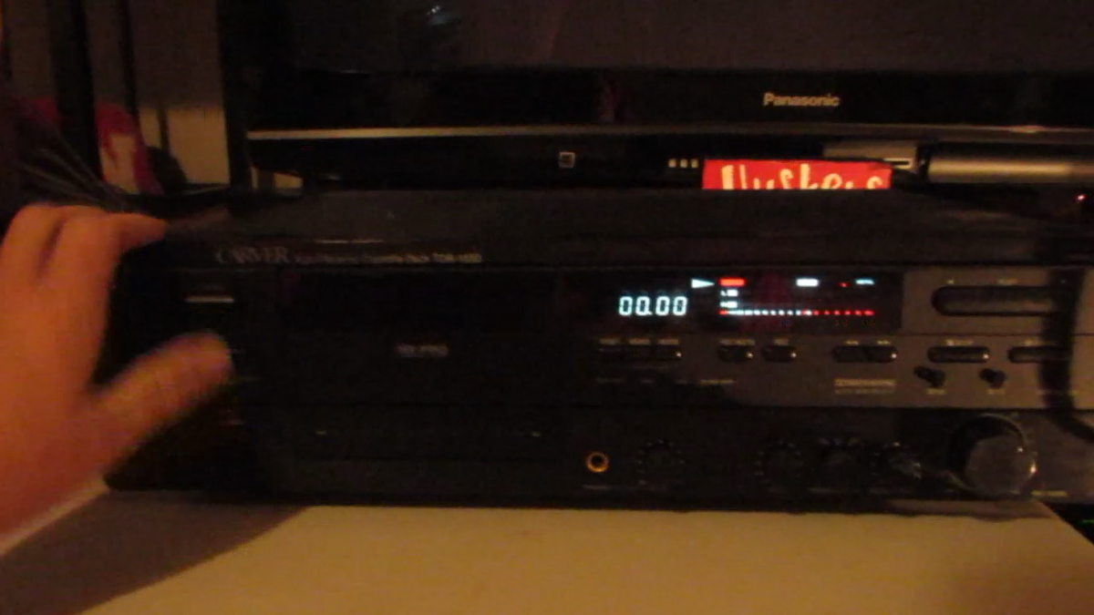 Carver Tdr-1550 Auto-reverse Cassette Deck W/ Remote Recorder Rack