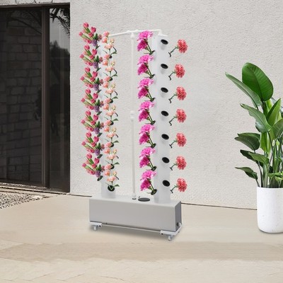 56-Pflanzlöchern Hydroponics Vertical Growing Satz Vertical Planter Keimung Kit