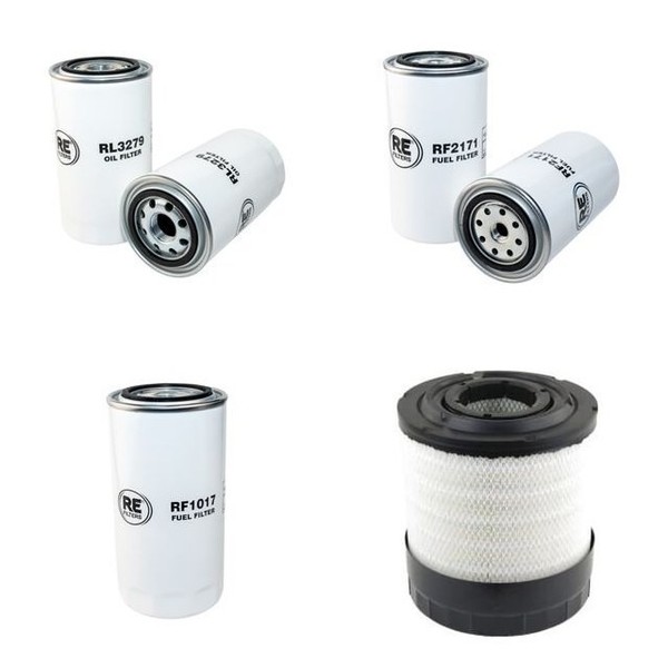 Filterservice-Kit Passt FüR Nh T7070 Autocommand Luft ÖL Kraftstoff YR2013-image