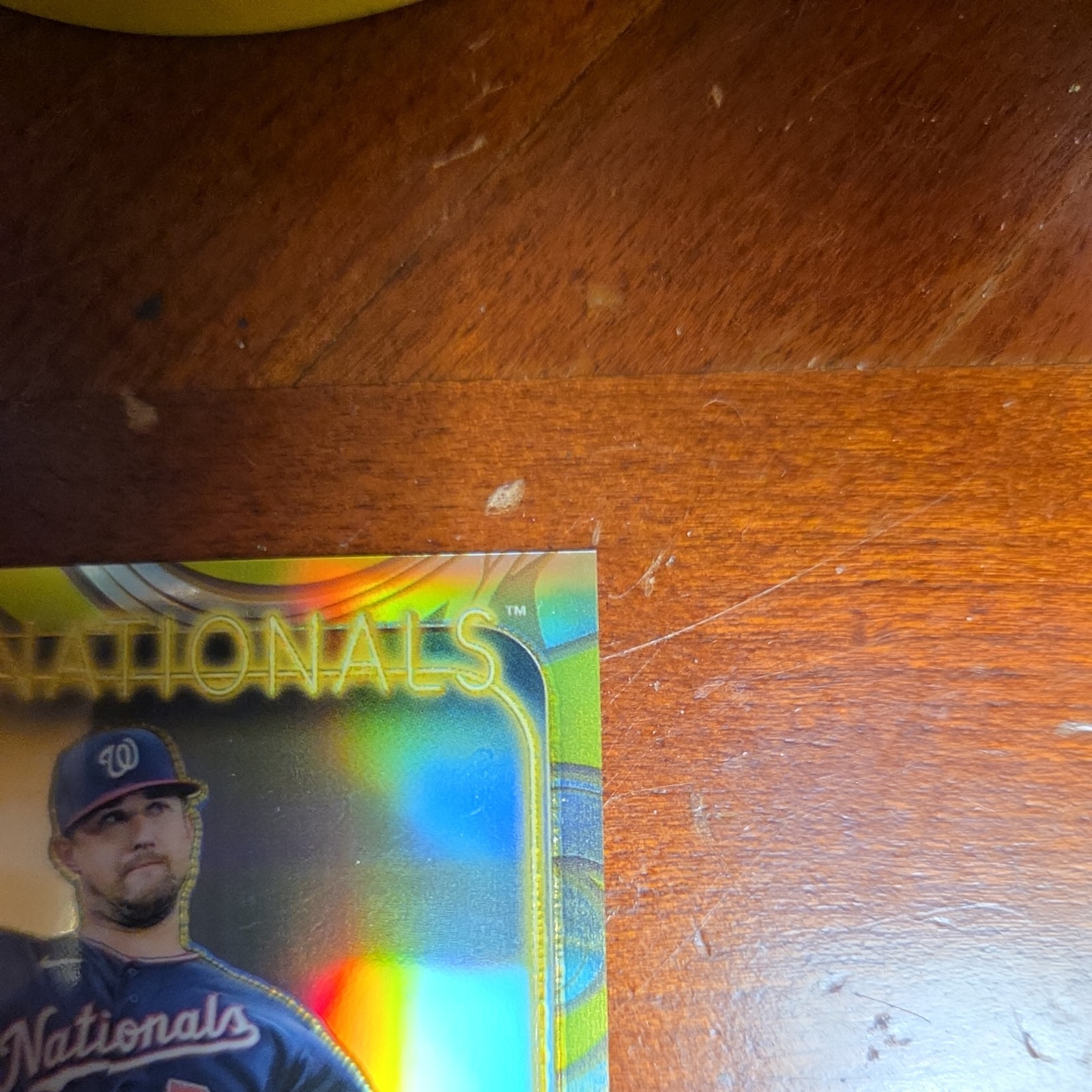 2024 Topps Chrome Gilded CGA-BR Yellow Gold RC /75 Auto Washington Nationals view 4