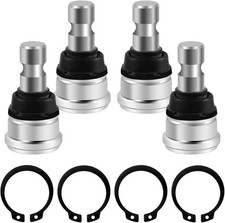 4 PCS Upper and Lower Front Ball Joints Compatible with Polaris Ranger