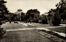 RPPC Turnu Magurele Romania Park view vintage postcard e387