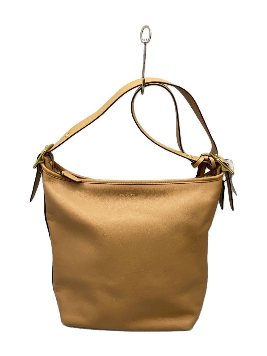 COACH shoulder bag _ duffle legacy leather Beige Used | eBay