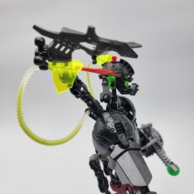 RARE 6203 Hero Factory BLACK PHANTOM 100% COMPLETE +Manual Villans LEGO Bionicle