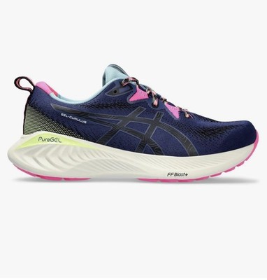 ASICS Gel-Cumulus 25 Soft Sky Azure blue pink Running Walking  Size 8.5. A12