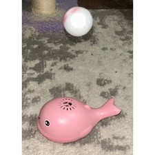 Ywbawe Pets-Pink Whale Electric Floating Suspension Ball Cat Toy NEW 