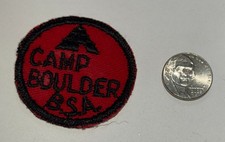 Camp Boulder Oklahoma Texas Patch Boy Scout twill