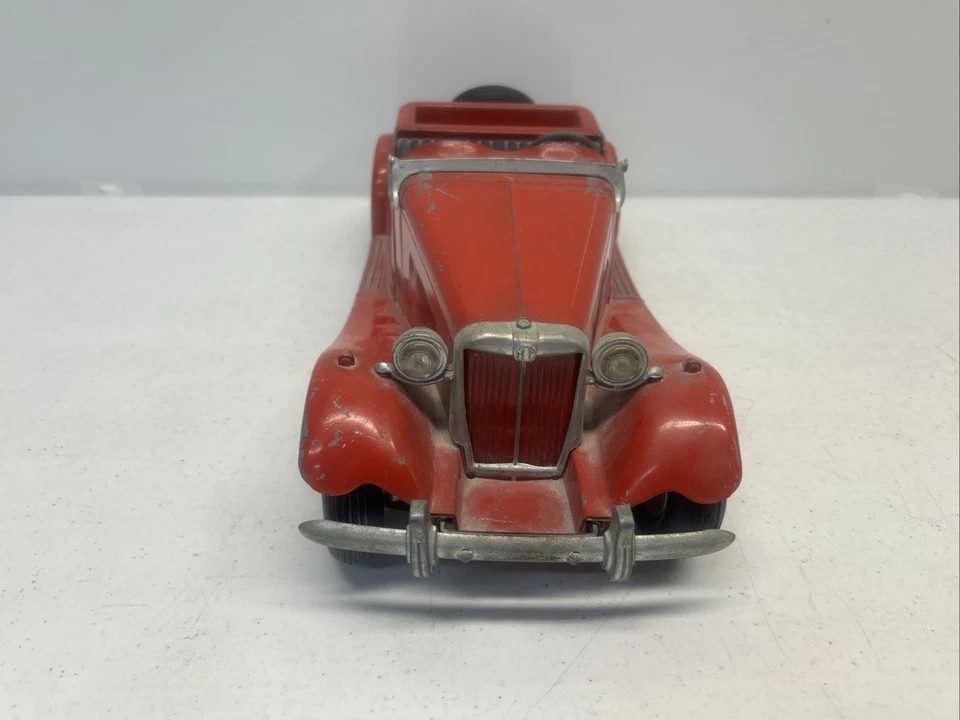 Coche Deportivo Original Años 50 15" DOEPKE Rojo MG-TD ACERO PRENSADO AÑOS 50 MG Hecho en EE. UU. Foto 2 de 4