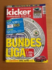 Kicker Sonderheft - Bundesliga 2017 / 2018 - mit Stecktabelle