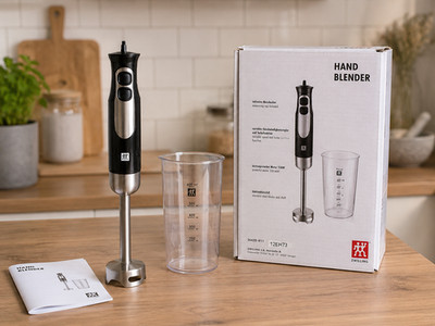 ZWILLING Stabmixer Hand Blender 550 Watt inkl. Messbecher Edelstahl Pürierstab