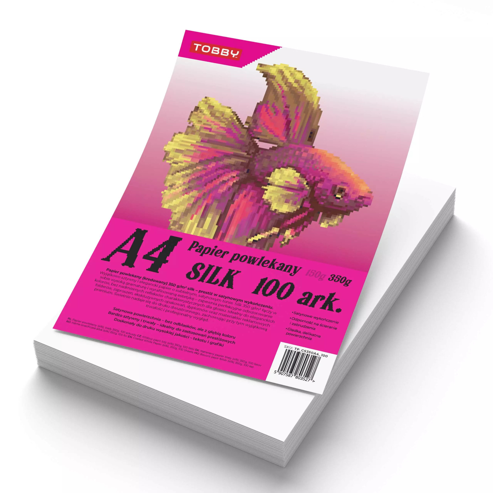 5907587803527 - A4 powlekany kredowany 100 .350  Tobby