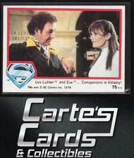 Lex Luthor and Eve...Companions in Villainy! 1978 Topps Superman: The Movie #75