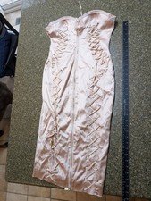 House Of CB Atimedes Corset Dress Nude Pink 606