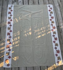 Autumn Leaves Tablecloth Rectangular 64 X49 100 Cotton Mahajan Made in India