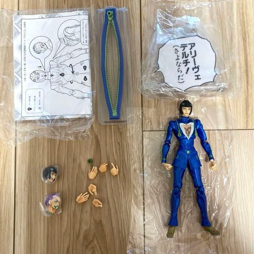 Jiumaocleu Anime Figurine Joseph Joestar/Bruno Bucciarati Figurine Q Ver Sculpture PVC Jouet Fait à la Main à Collectionner pour garçons et Filles Fans (Joseph Joestar