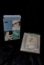 3 1/2"x5" Early Years Photo Frame Silver Tone BEAR BOW Burnes Of Boston READ