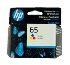 GENUINE HP 65 Color Ink Cartridge  N9K01AN  Option 140, EXP- AUG 2024