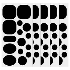 5 Sheets Down Jacket Repair Patch, Black Self Adhesive Nylon 20x10cm, black